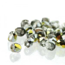 True2™ Feuerpolierte Glasschliffperlen 2mm - Crystal marea